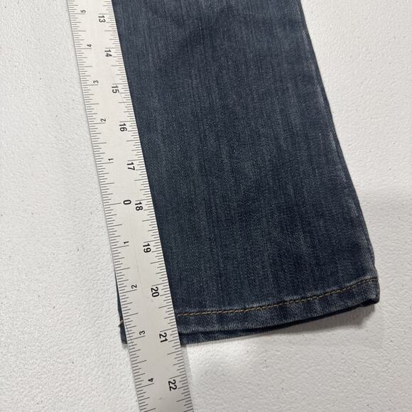Place Kids Jeans Slim Bootcut Blue Denim Boys Size 6 Adjustable Waist School - Picture 10 of 10